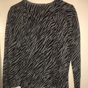 Zebra sweater & cardigan